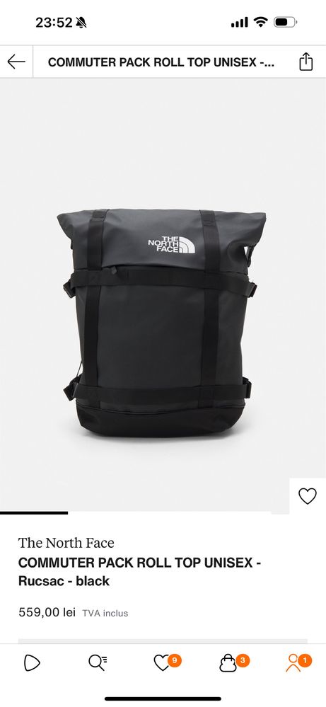 ghiozdan/rucsac The North Face COMMUTER PACK ROLL TOP UNISEX