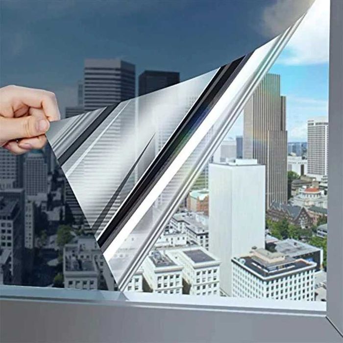 Огледално фолио за стъклa Silver 75х300см.