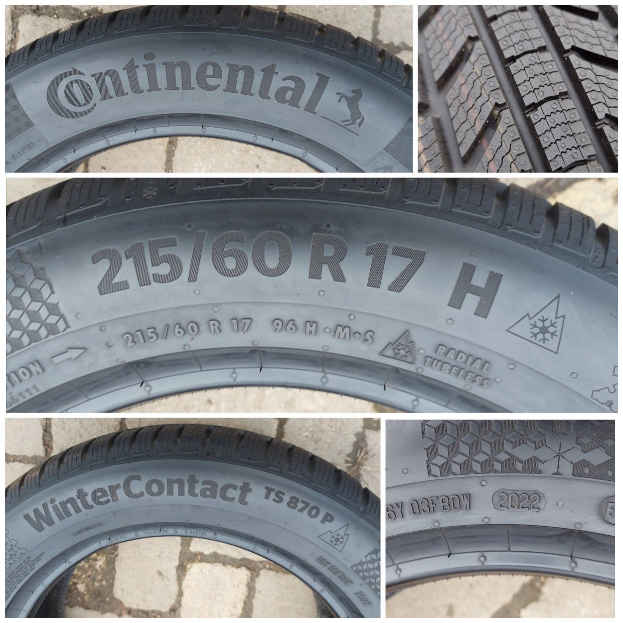 O bucată 215/60 R17 M+S iarnă - una Michelin Continental Semperit