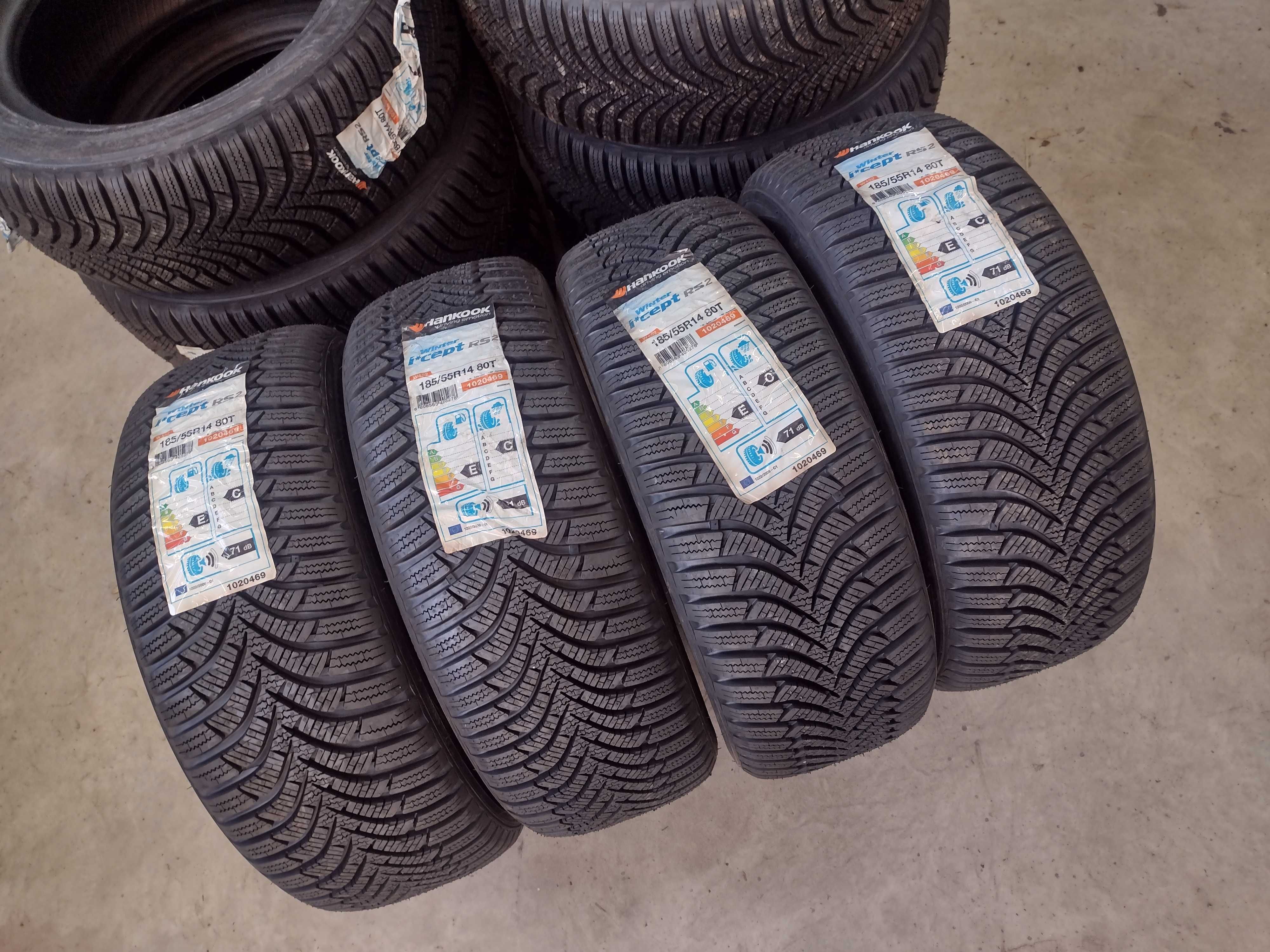 4бр.нови зимни Hankook 185 55 14 dot4318 цената е за брой!
