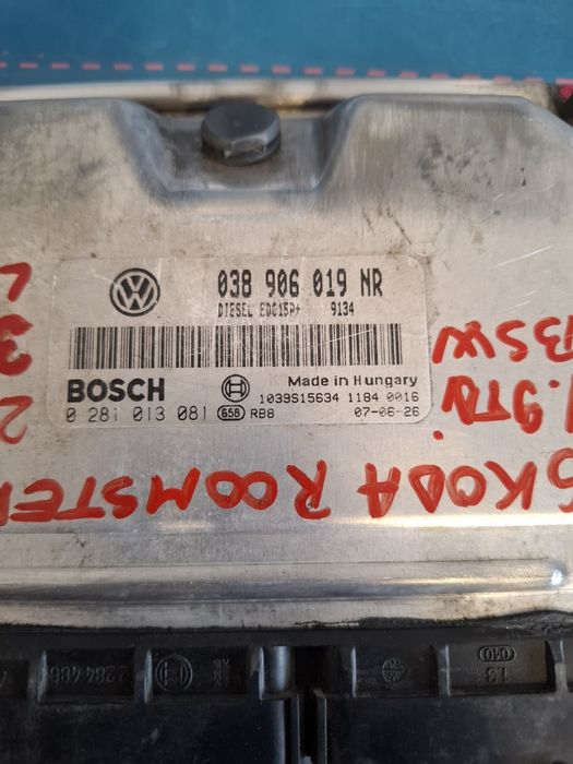 Calculator ECU Motor Skoda Roomster 1.9 tdi BSW 2008