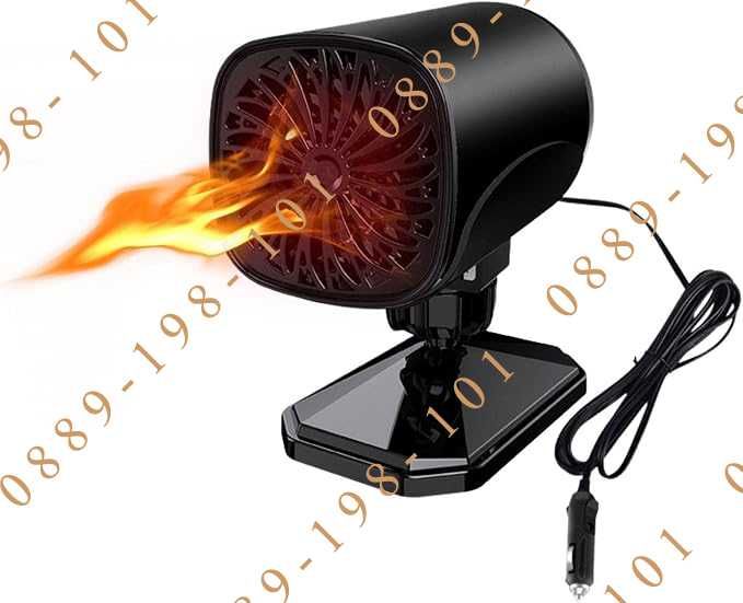 МОЩНА 300W! Печка Духалка за кола  300 вата Парно автомобил вентилатор
