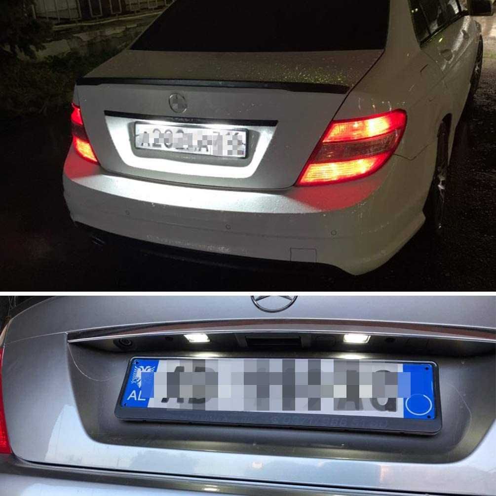 LED плафони регистрационен номер за Mercedes W204 W216 W212 W221