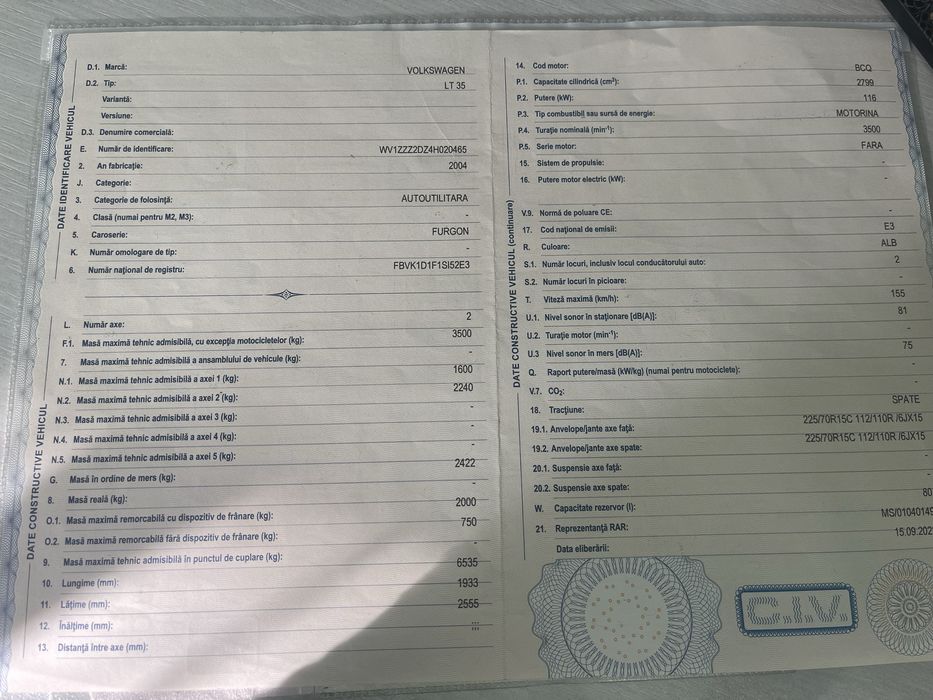 Vind duba volkswagen lt 35