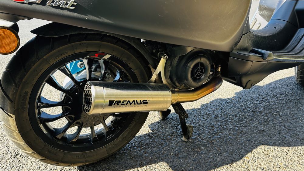 Vespa Sprint S 70cc Negru Mat - Scuter