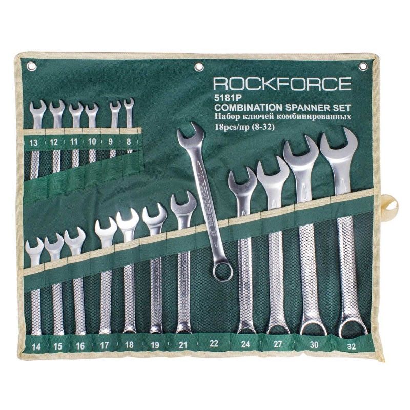Ключове Звездогаечни комплект 18 бр 8-32мм RockForce