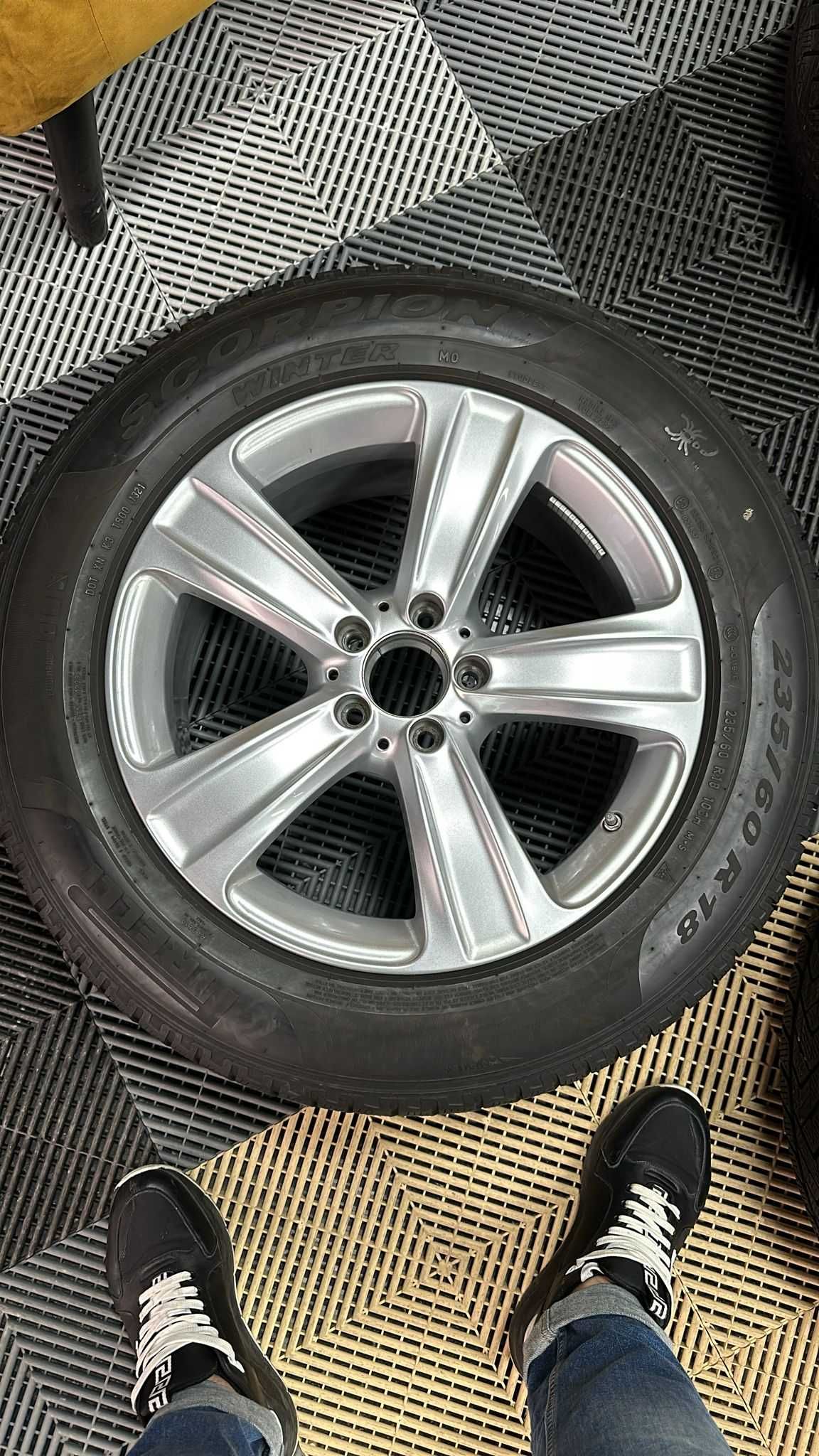 Jante Mercedes R18 cu senzori - Cauciucuri Iarna Pirelli DOT 2021
