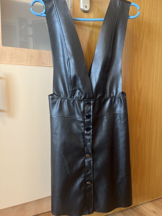 Кожен сукман-рокля , размер С