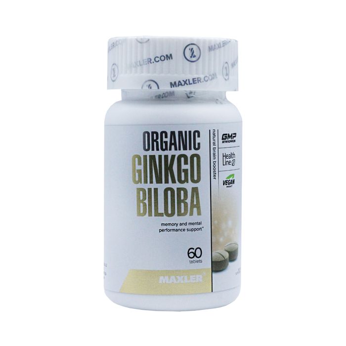 Гинкго билоба Maxler Organic 60 мг 60 таблеток