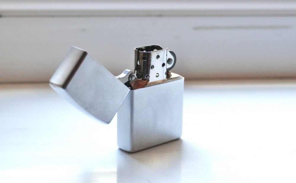 Оригинальная зажигалка Zippo Satin Chrome