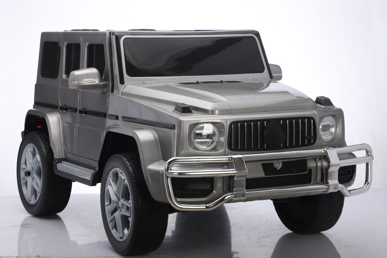 Электромобиль G-Class 24V — большой, с EVA-колёсами и кожаным сиденьем
