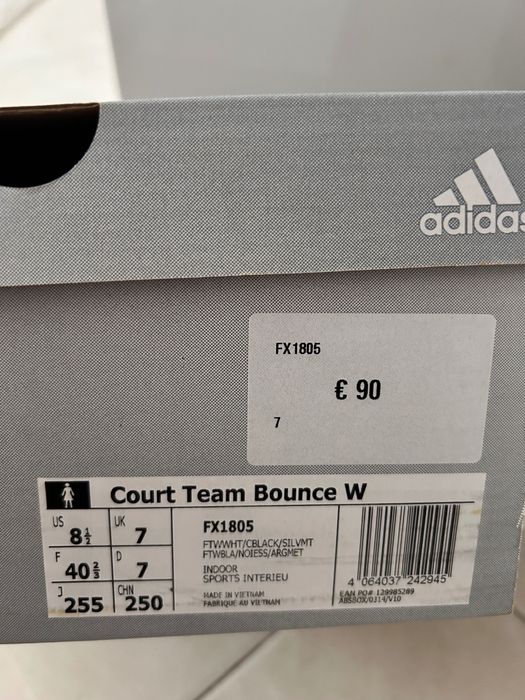 Adidas Court Team Bounce маратонки 40 номер
