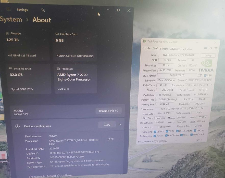 Procesor AMD Ryzen 7 2700 4.1GHz AM4 DDR4 PC 8 cores 16 threads CPU