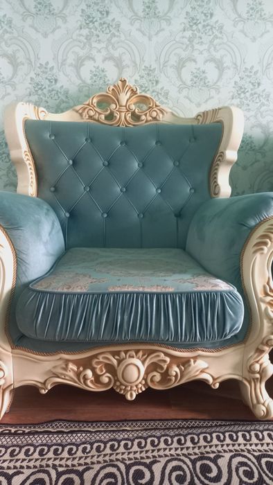 Диван Милорд 3-1-1 с двумя креслами