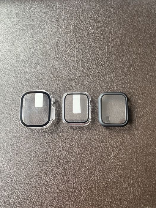 Кейс + протектор за дисплей 2 в 1 за Apple Watch Ultra 8 7 49mm 45mm