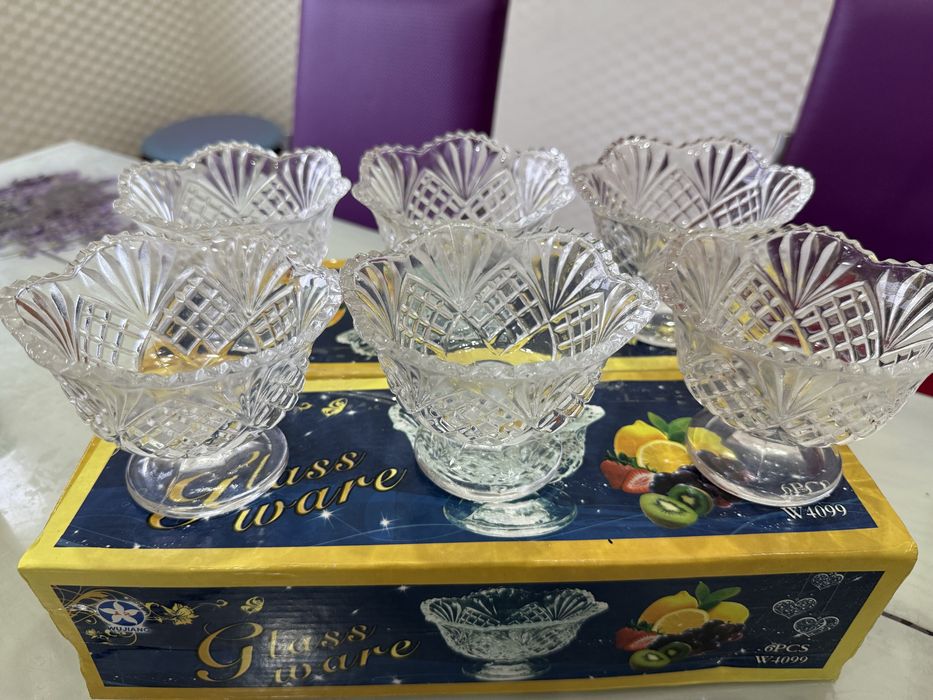 Стеклянные креманки