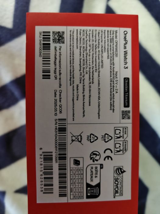 OnePlus Watch 3 Black/46mm Garanție 2 Ani