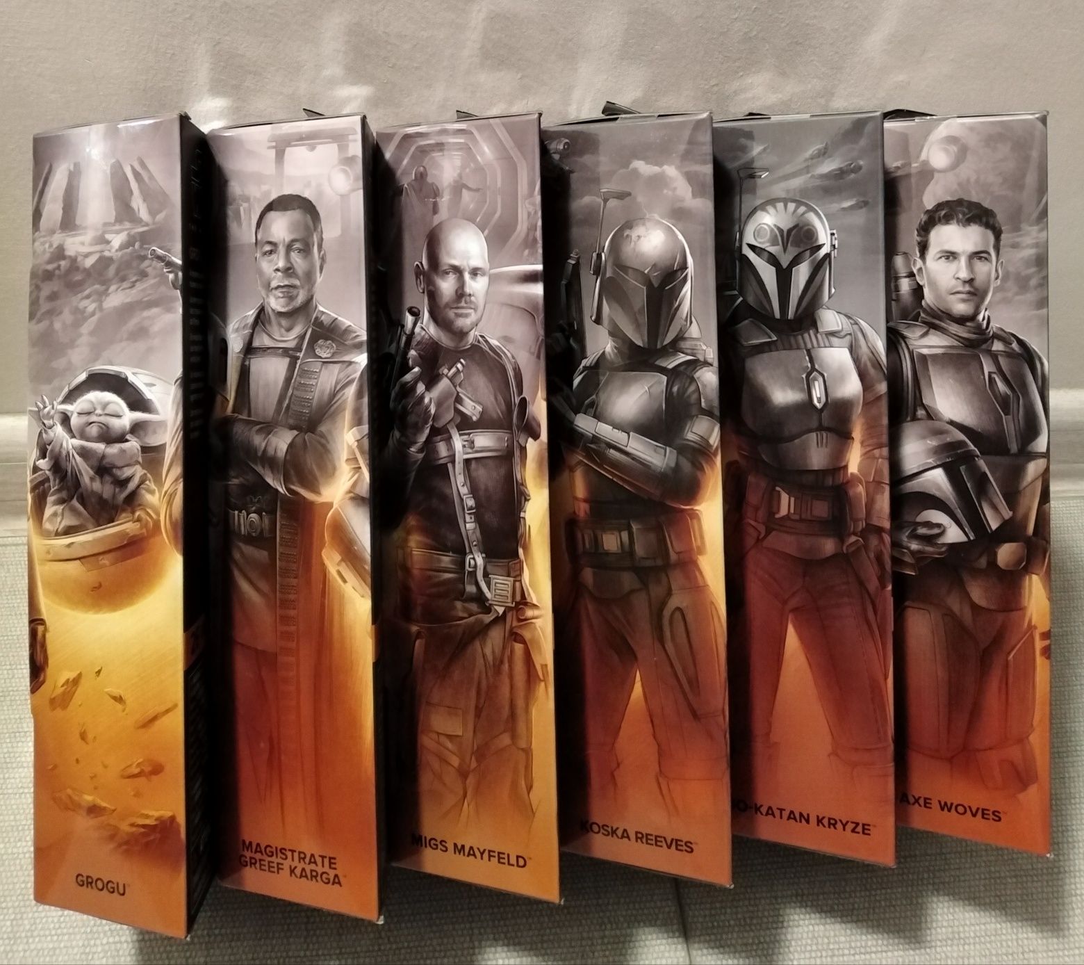 6 figurine Star Wars Black Series - The Mandalorian