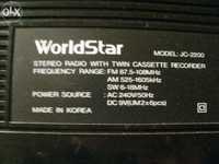 Radiocasetofon Worldstar