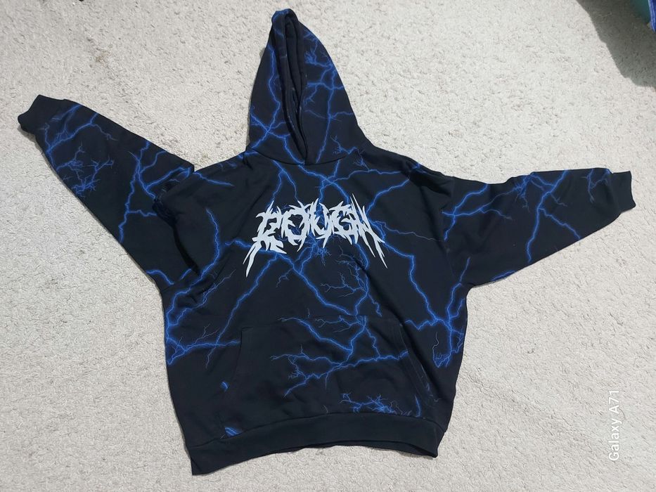 Hanorac băieți negru cu imprimeu mas M