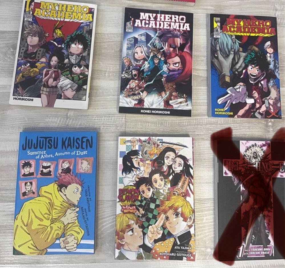 Манга книги. Използвани.