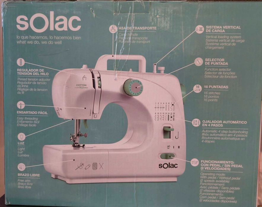 Шевна машина Solac Cotton 16.2