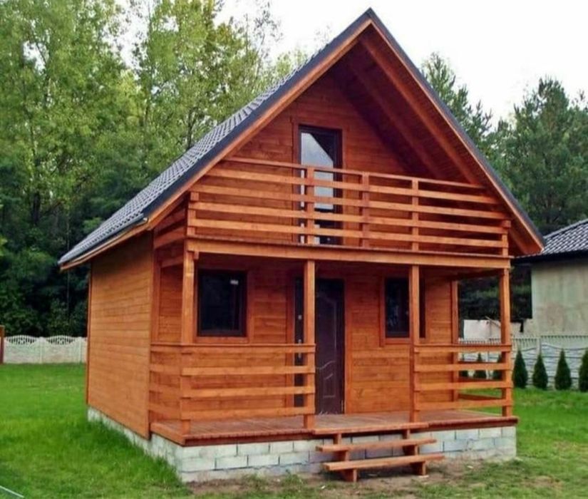 Vând cabană din lemn de vacanță sau de locuit permanent