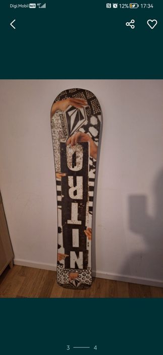 Placa snowboard Nitro Volcom 158 model 2020