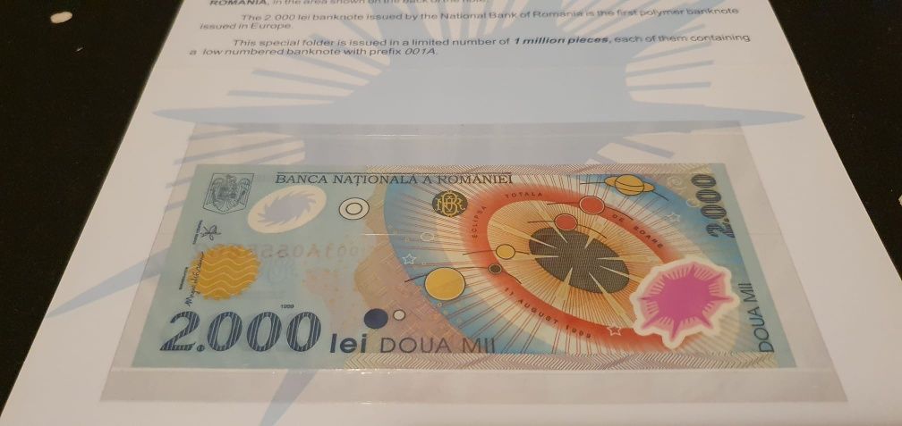 Bacnote 2000 lei eclipsa