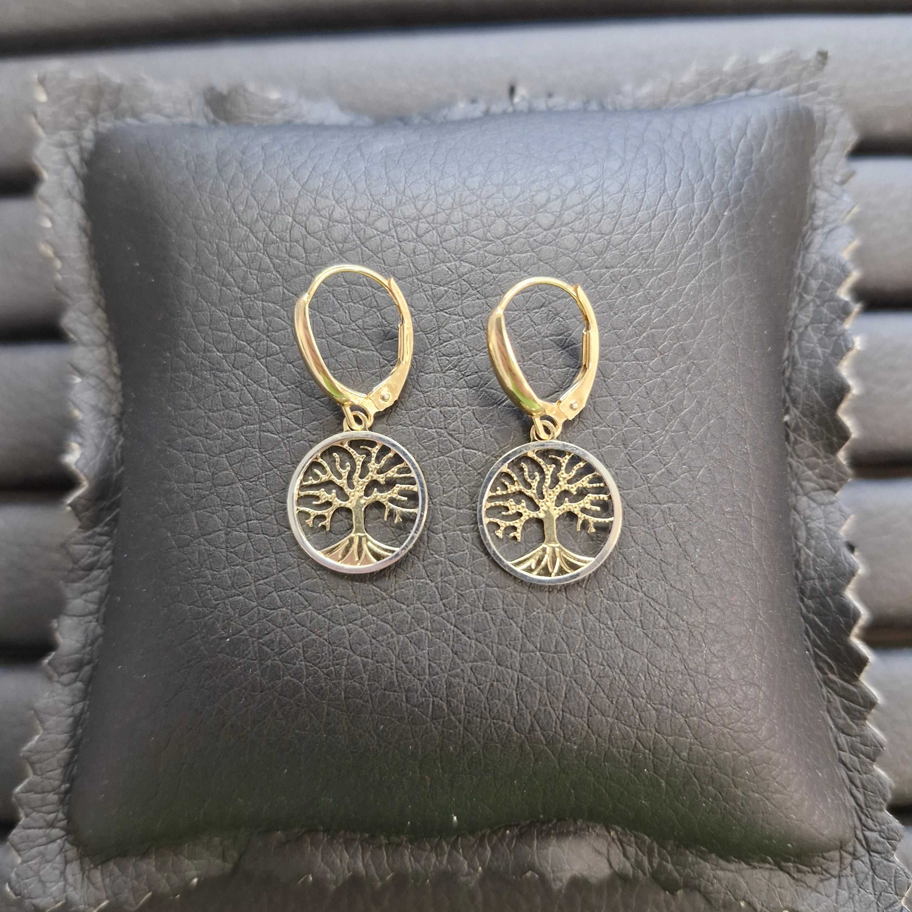 ( B31455.5 / Ag28 Doi Baieti ) Cercei Aur 14K - 1.95 grame / 620 lei
