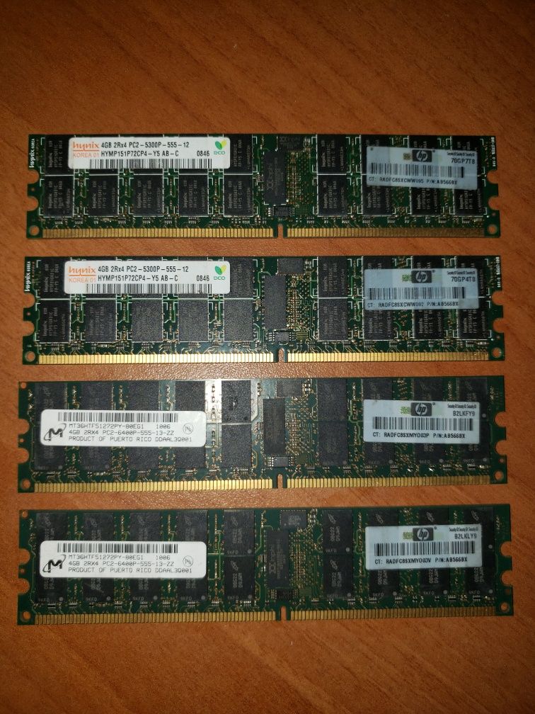 Рам памети за компютър ddr2  2gb 4gb