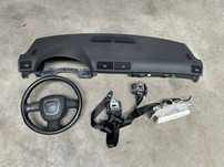 Kit airbag AUDI A4 B7 an 2005-2008 format din airbag volan, pasager, centuri si plansa bord