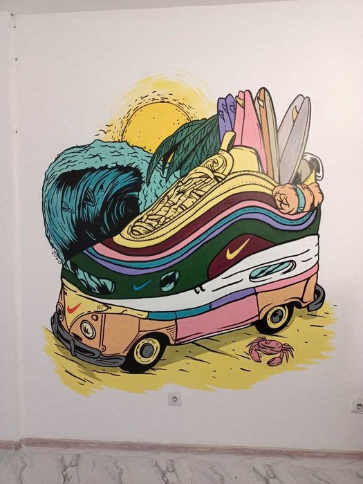 Картины/ роспись стен / граффити / настенный принт