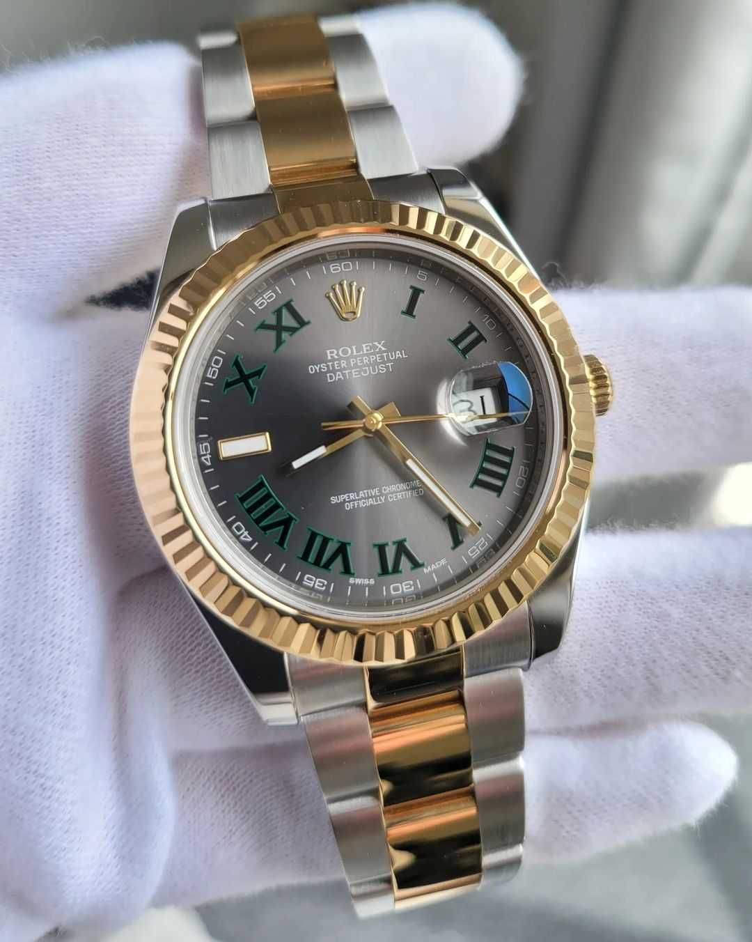 Мъжки / Часовници 41mm Wimbledon двуцветен