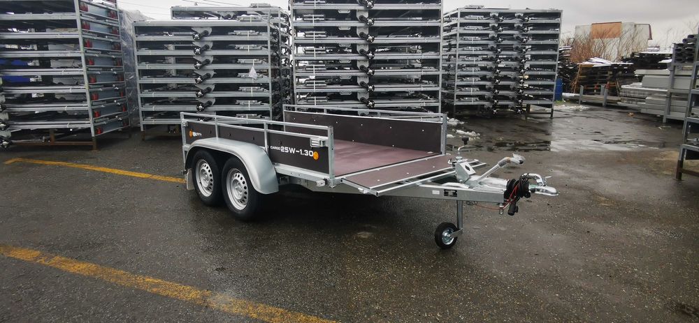 REMORCA CLUJ, CARGO 25 W/1300 kg-2500*1350*400 mm- CU SISTEM FRANARE