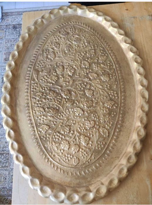 Поднос из латуни