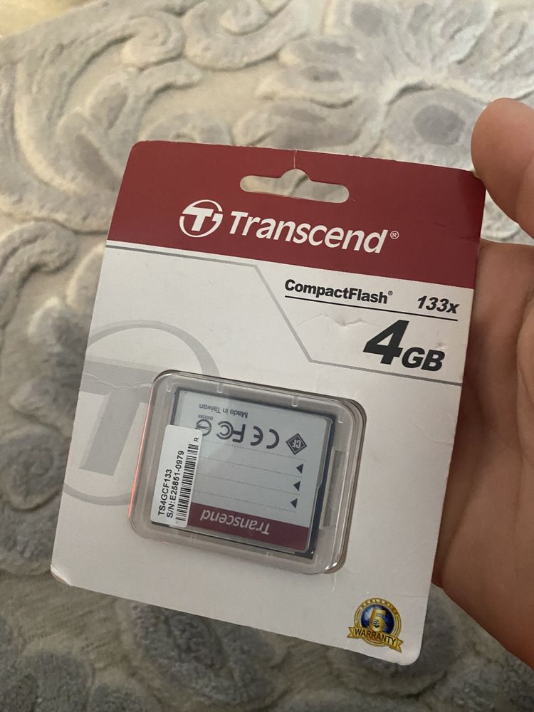 Card memorie Transcend Compact Flash 4GB, 133X