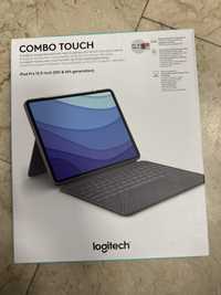 Tastatura ipad pro 12.9 logitech combo touch 5th 6th gen qwerty