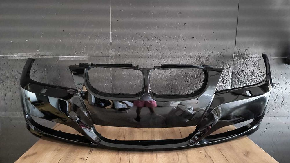 Bara fata BMW E90 E91 LCI 2008-2011 cu spalator far Negru 668