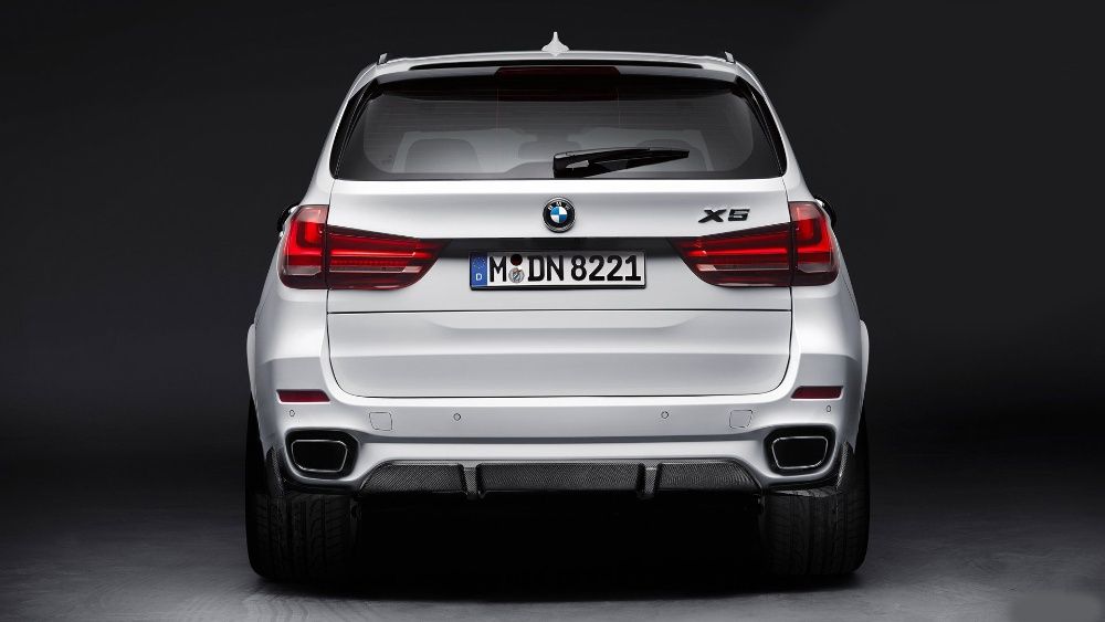 Emblema X1, X3, X5, X6 spate portbagaj BMW, Negru
