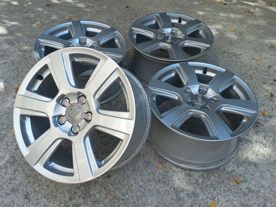 17"Audi Оригинални 8ж ет39 A3 A4 A6 A8 TT Q3 Q5 Без Забележки!