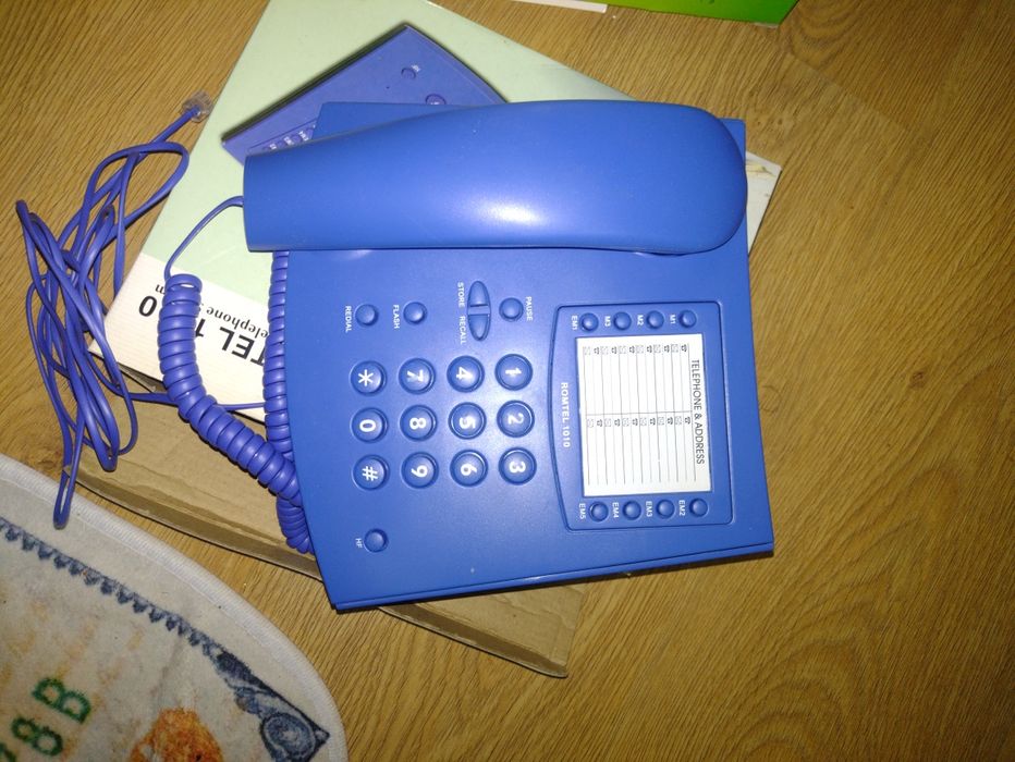 Telefon vintage  albastru