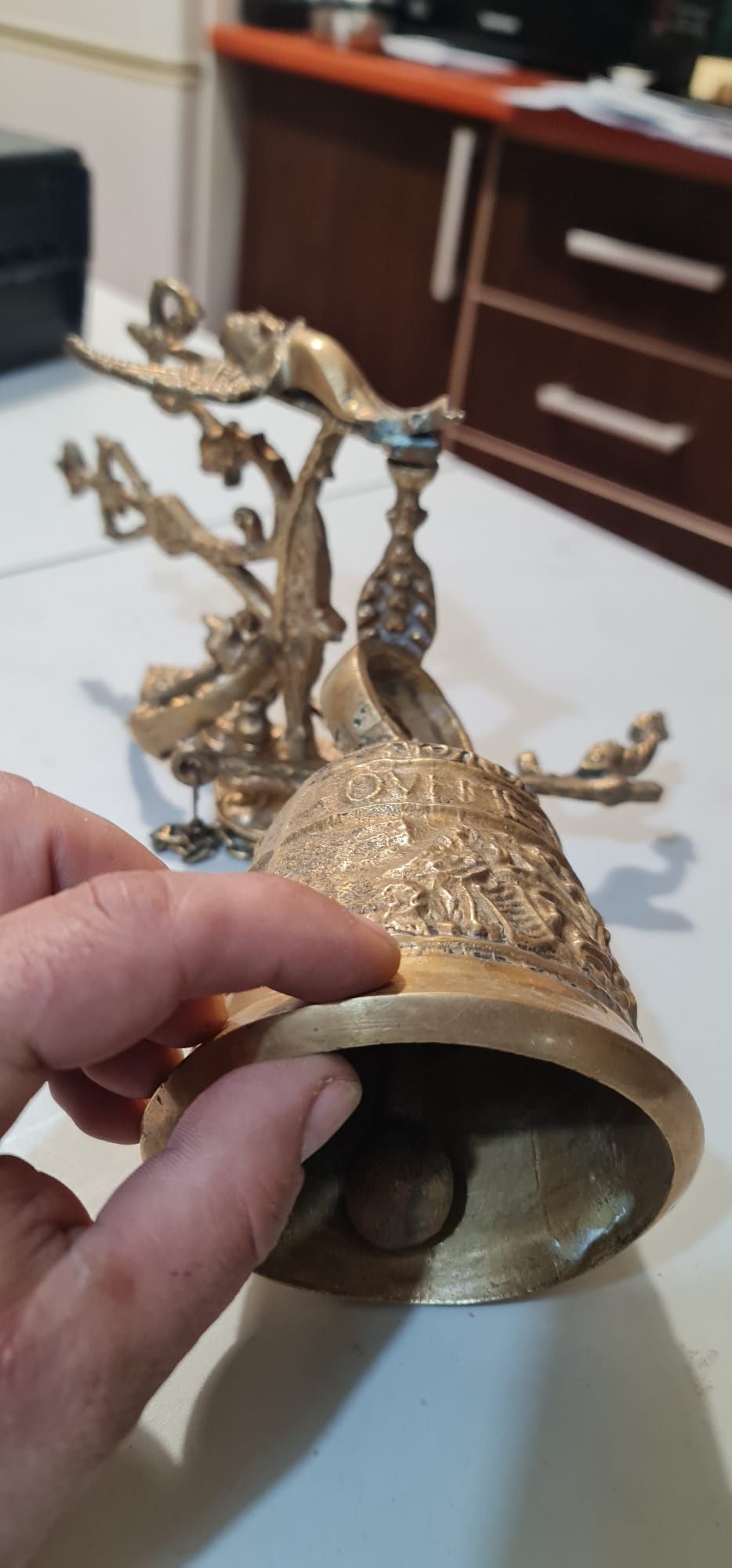 Vand clopot din bronz masiv
