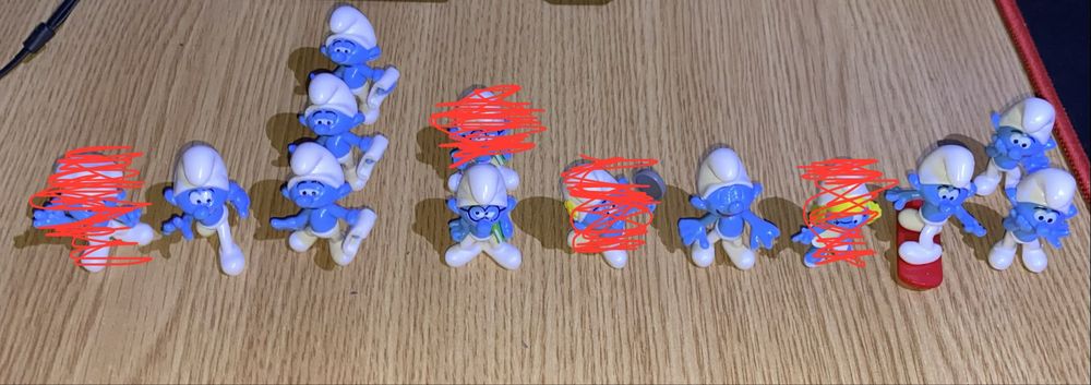 Vand figurine Kaufland Strumfii