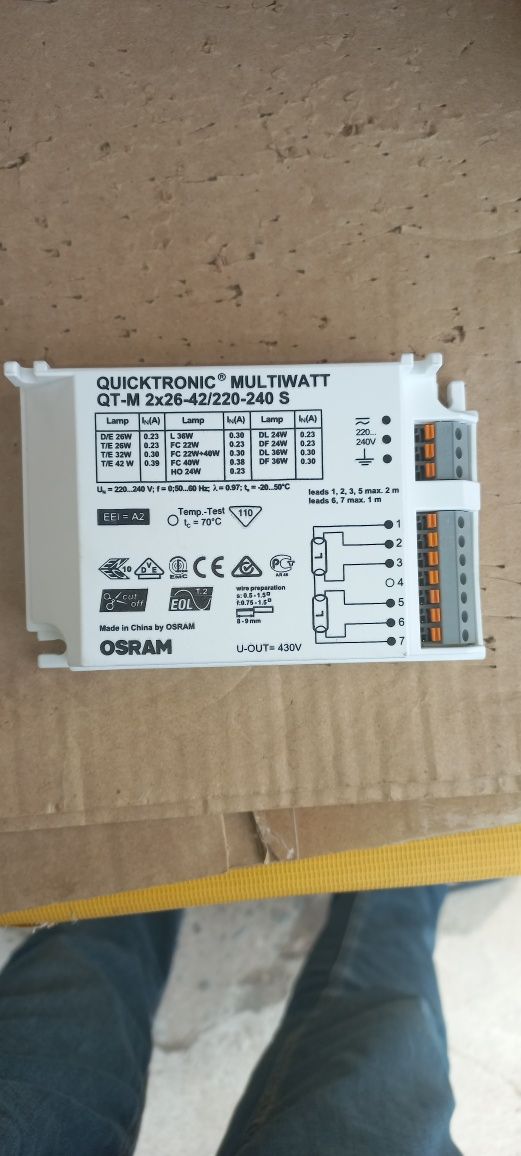 Multiwatt quicktronic qt-m 2x26-40