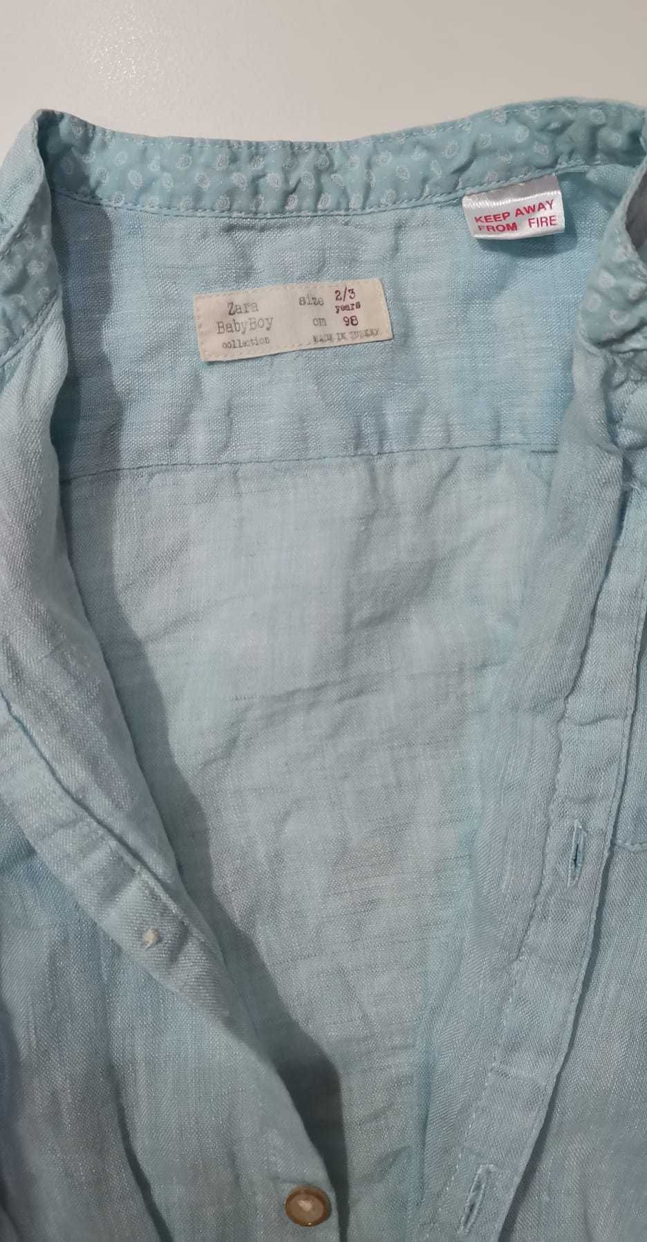 Camasa baiat maneca lunga, marca Zara, marimea 98