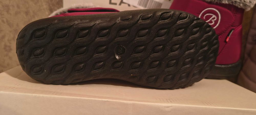 Ниски апрески, цвят бордо, 36, стелка 23.5 см