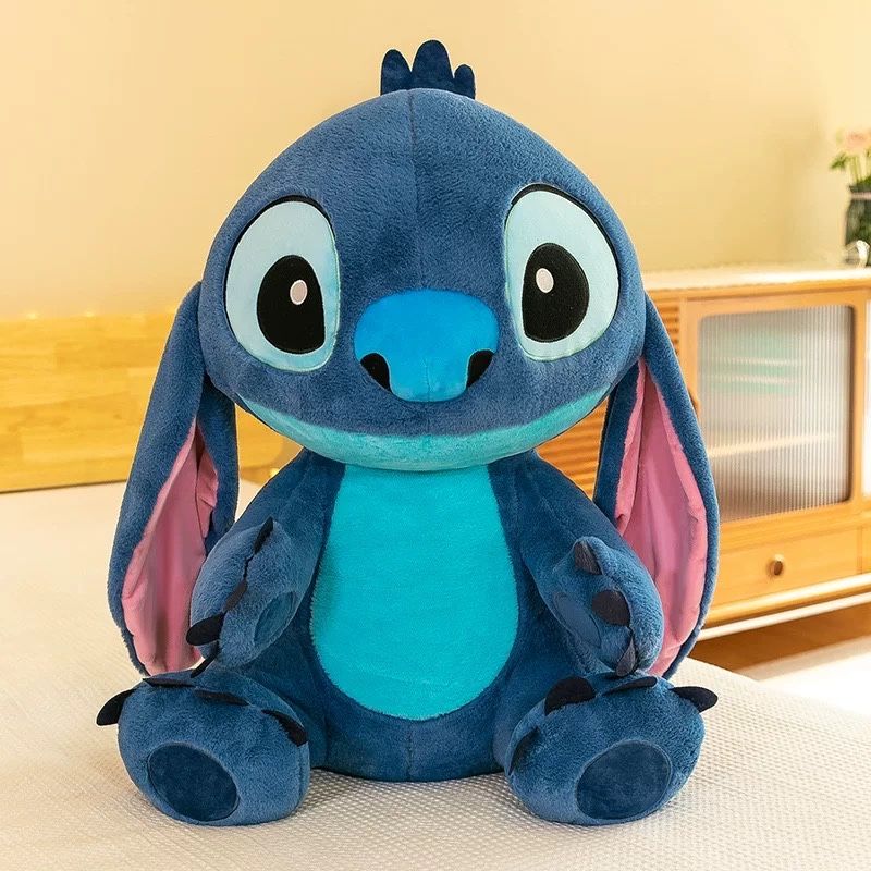 Jucarie de plus Stitch, model 2024, multifunctional, 55 cm, NOU