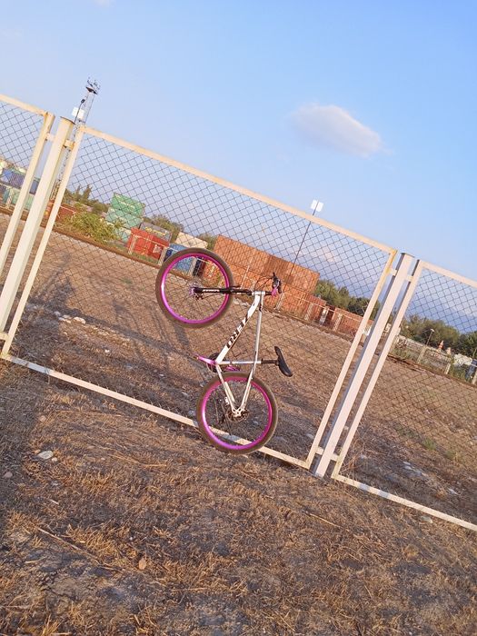 Велосипед стант серая рама