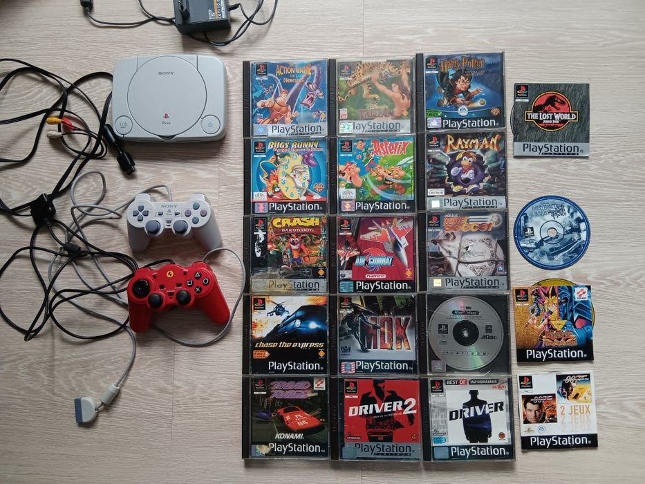 Sony psone 19 jocuri ps one playstation 1 ps1 playstation one